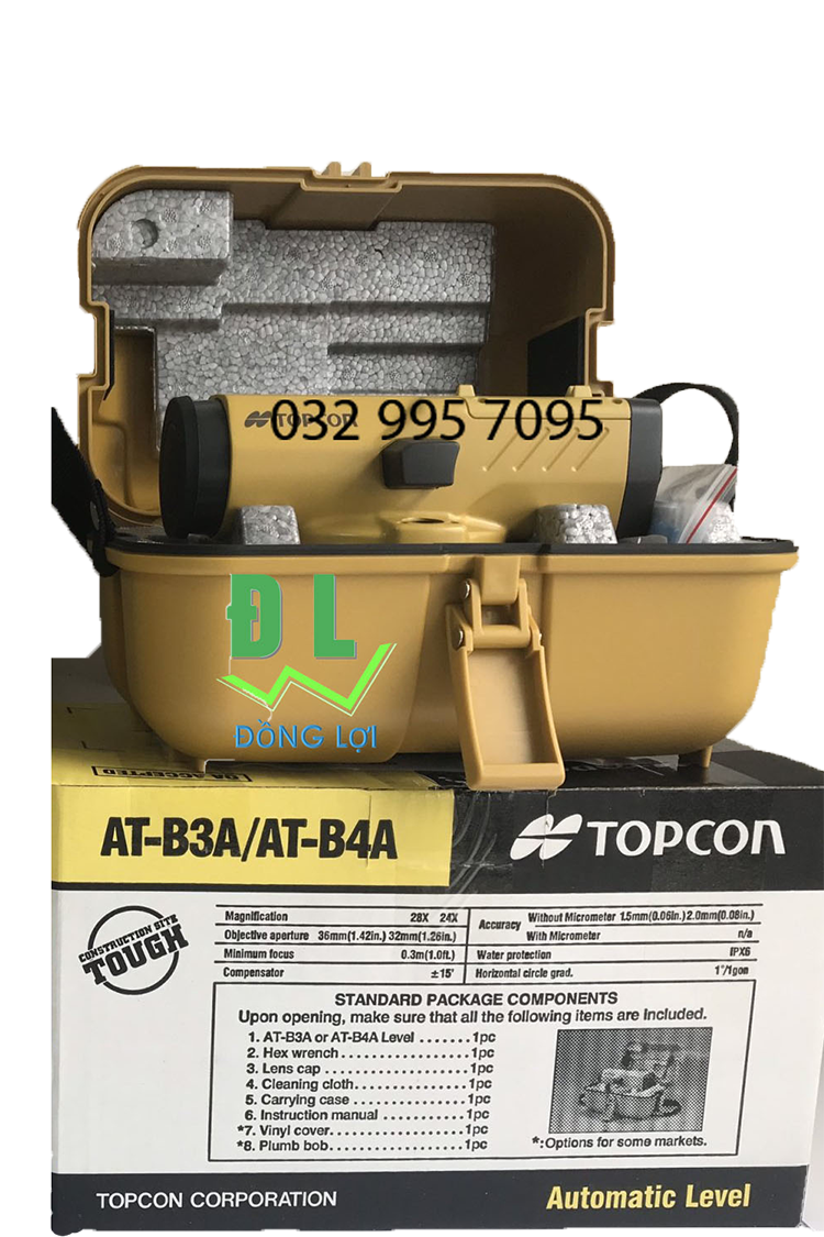 Máy thủy chuẩn Topcon các dòng máy  AT-B3A